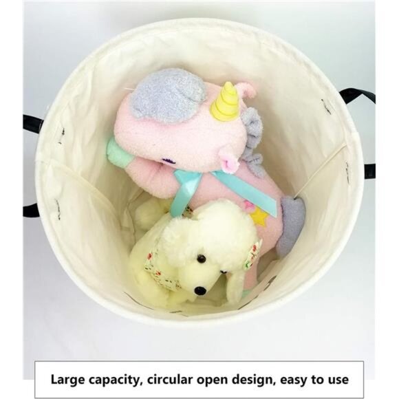 Large Storage Basket,Laundry Hamper/Bathroom/Home Decor/Collapsible - Picture 4 of 7